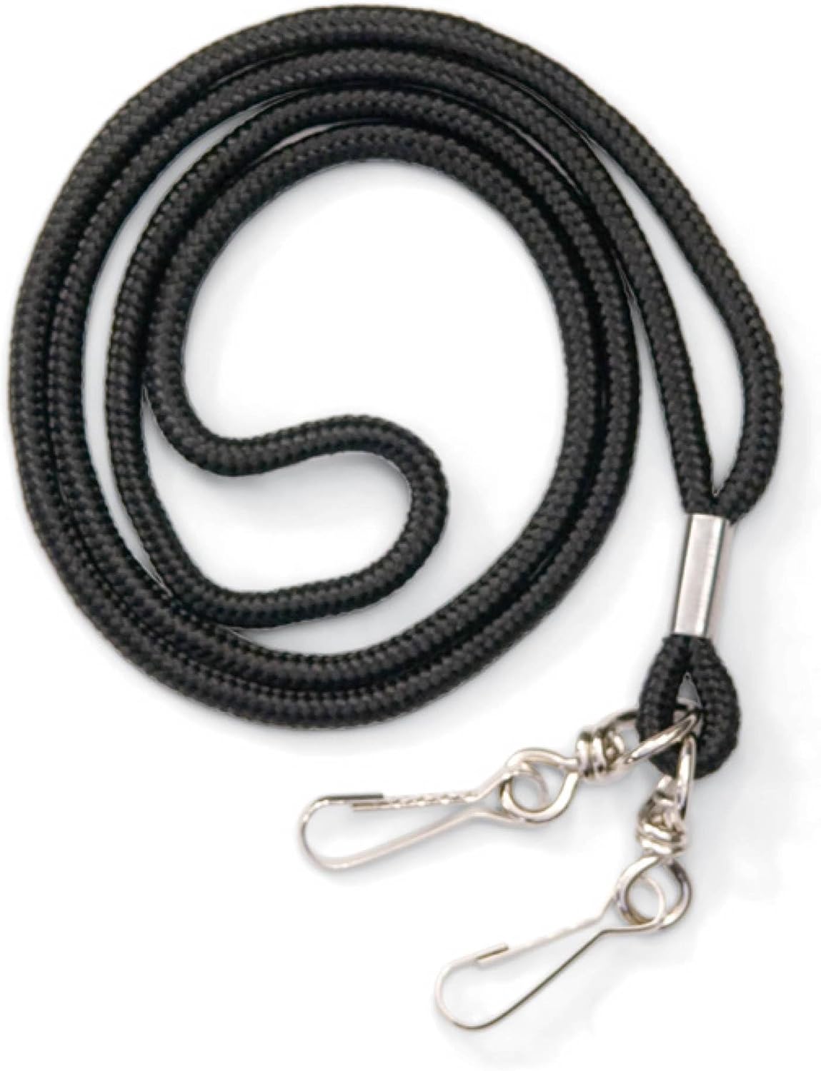 Nylon Double Clip Lanyard