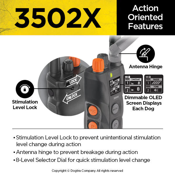 3502X Dual Dial Trainer 2-Dog System