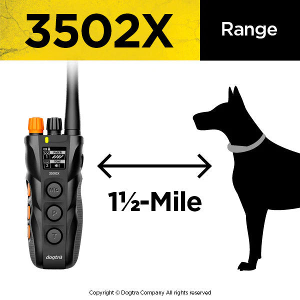 3502X Dual Dial Trainer 2-Dog System