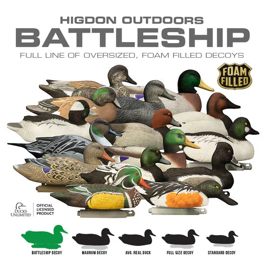 Battleship Red Head Foam Filled (6pk)