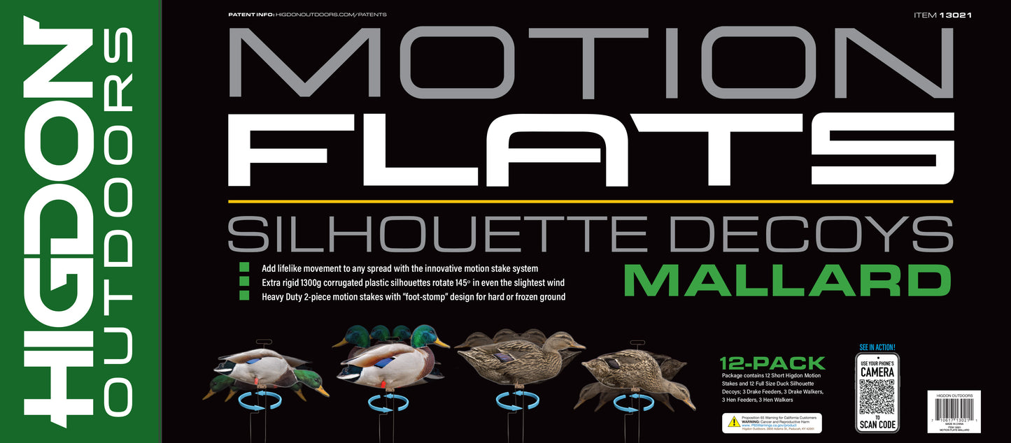 FLATS Mallard Motion Silhouettes (12pk)