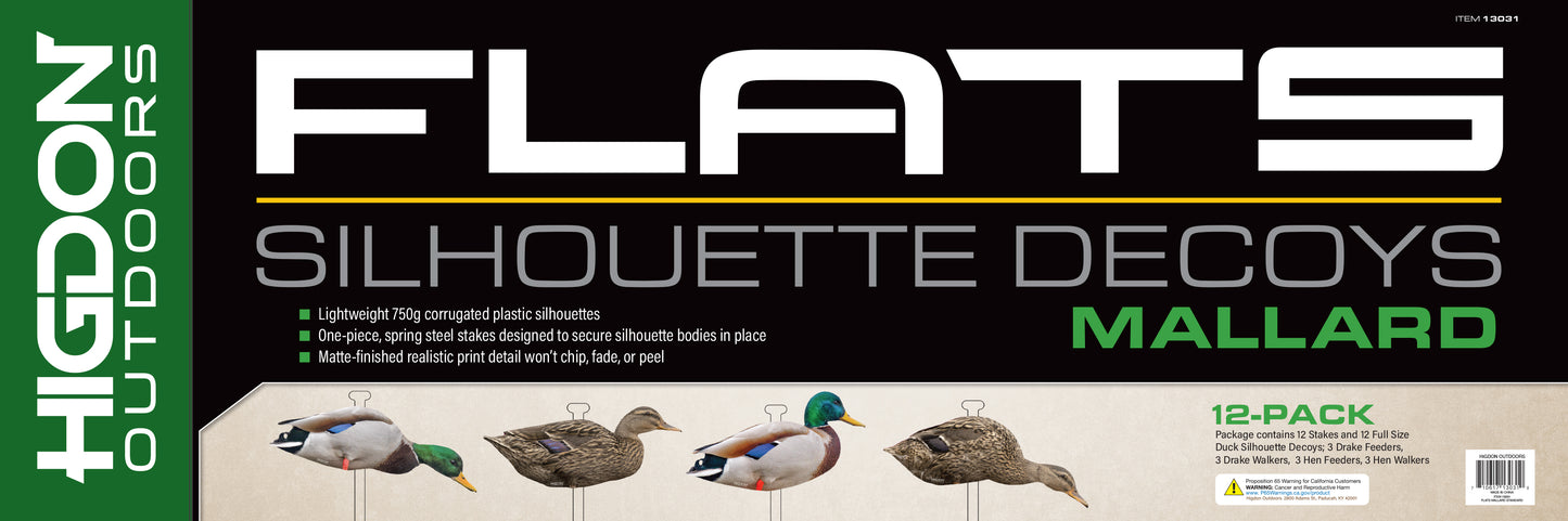 FLATS Mallard Silhouettes (12pk)