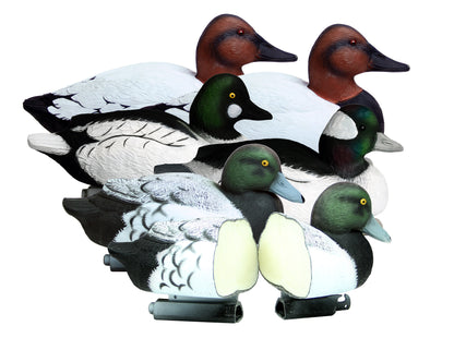 Battleship Diver Pack Foam Filled All Drakes, 2 Bluebills, 2 Canvasbacks, 1 Bufflehead, 1 Goldeneye (6pk)