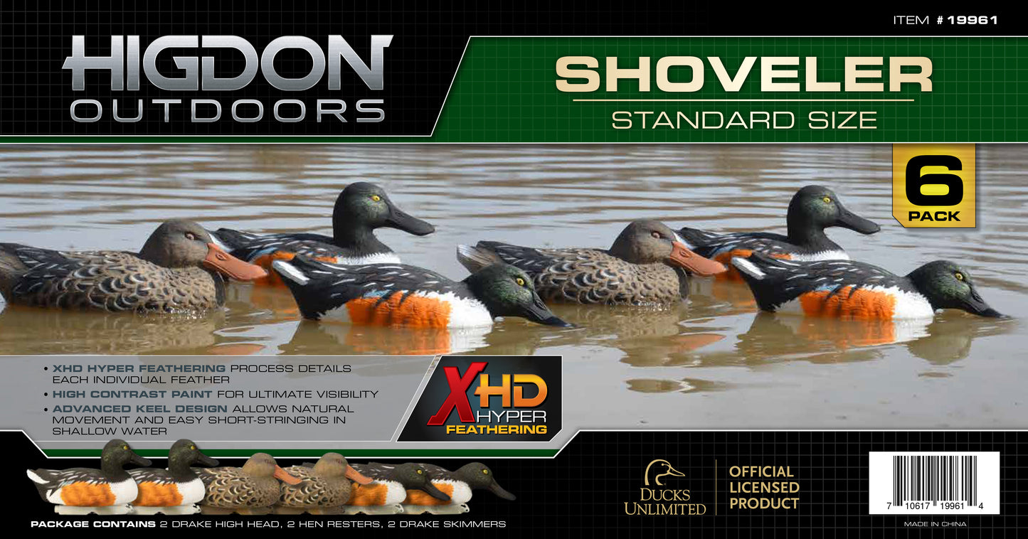Standard Shoveler (6pk)