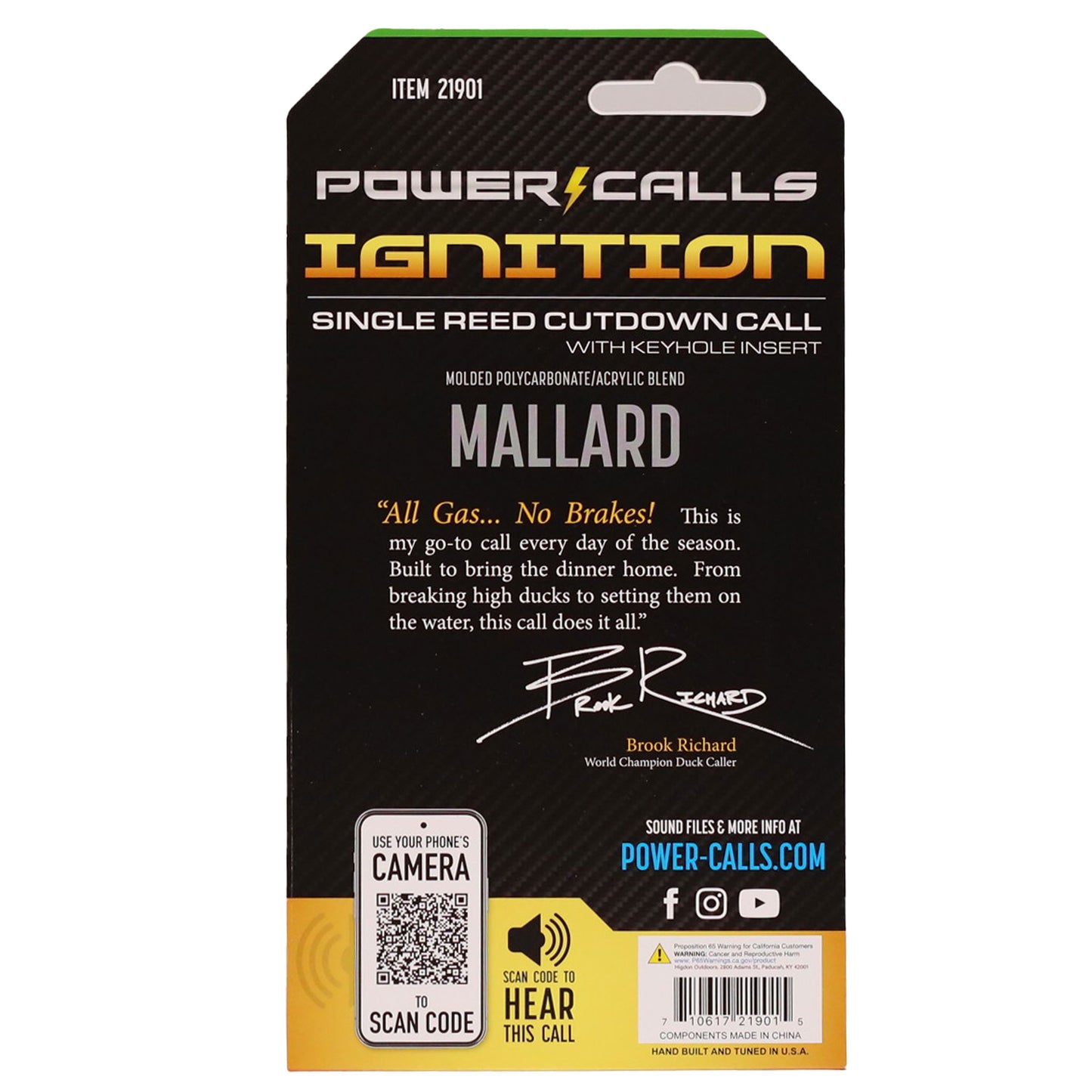 Ignition, Stealth Black (Polycarbonate)- Cutdown