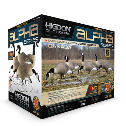 Alpha Magnum Full-Body Variety Pack, Canada , Flocked Heads (6pk)