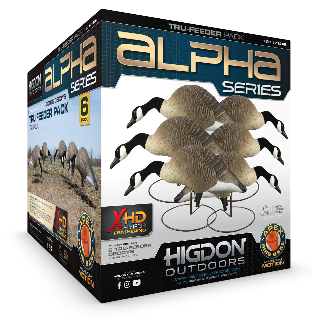 Alpha Magnum Full-Body Variety Pack, Canada , Flocked Heads (6pk)