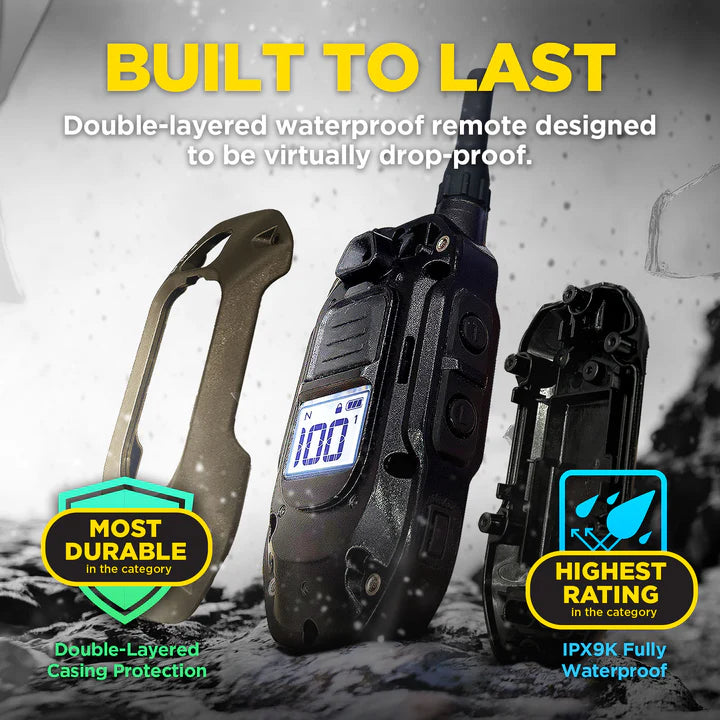 1900X Remote Dog Trainer 2-Dog Unit