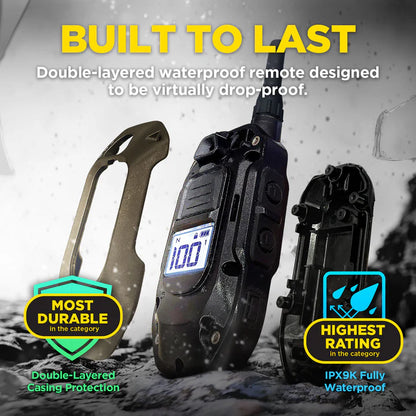 1900X Remote Dog Trainer 2-Dog Unit