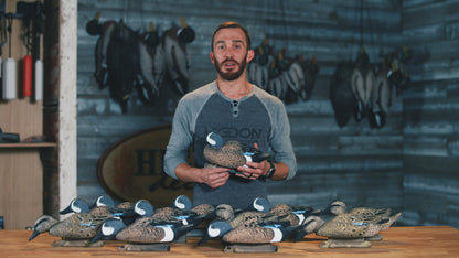 Standard Blue Wing Teal, Foam Filled