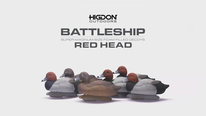 Battleship Red Head Foam Filled (6pk)