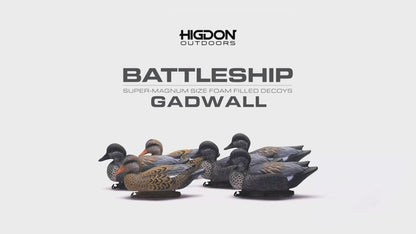 Battleship Gadwall Foam Filled (6pk)