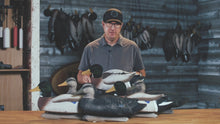 Battleship Powers' Pack Foam Filled 3 Mallard Drakes Flocked Heads, 3 Black Ducks (6pk)